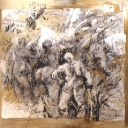 Les Egarés 100x100cm